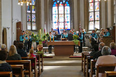 Festgottesdienst für die Kommunionjubilare an Ostermontag (Foto: Karl-Franz Thiede)